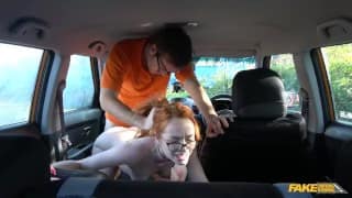 Fake driving school – british ginger babe ella hughes receives her perfect pussy fucked during driving l